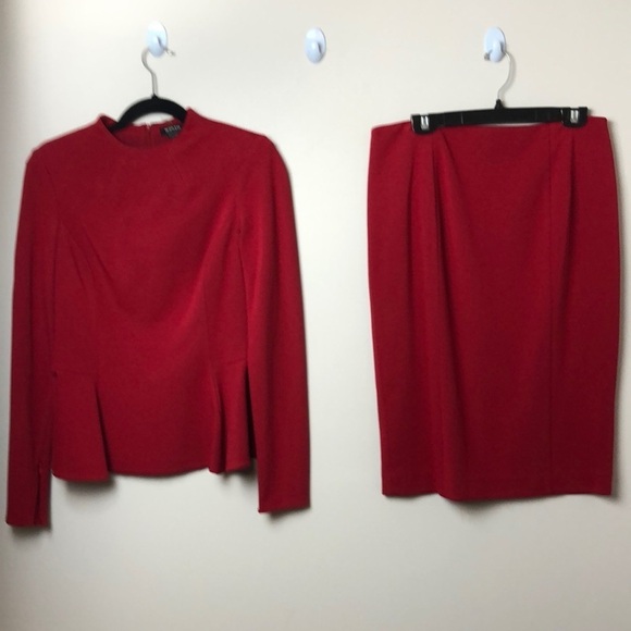 Worth peplum skirt set NWT